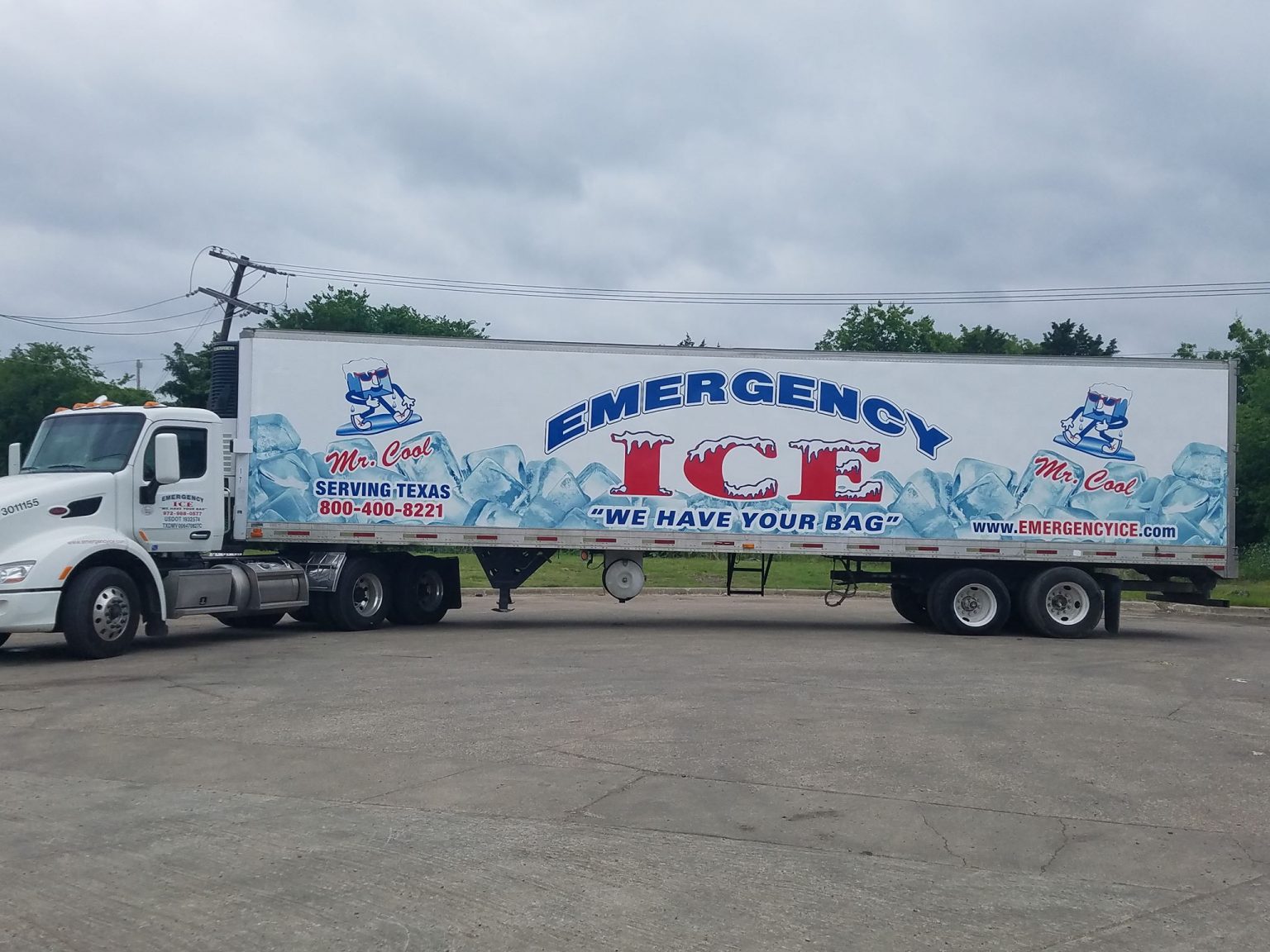 Emergency Ice - Tractor Trailer