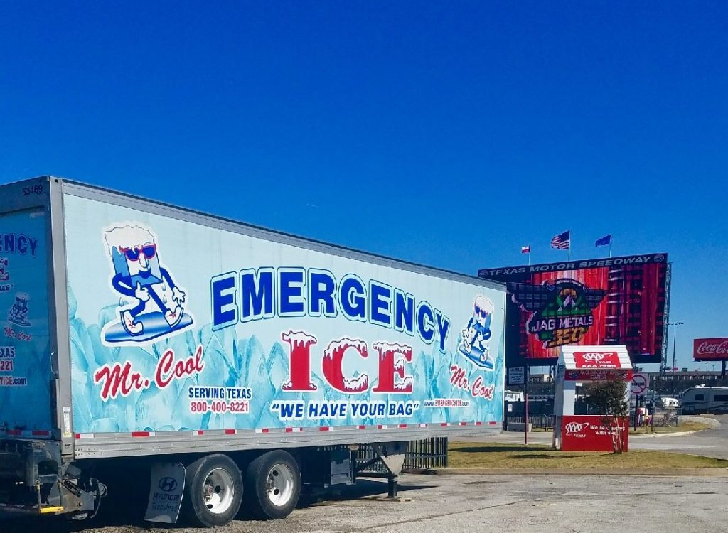 Emergency Ice - Pup Trailer - Ice service and delivery