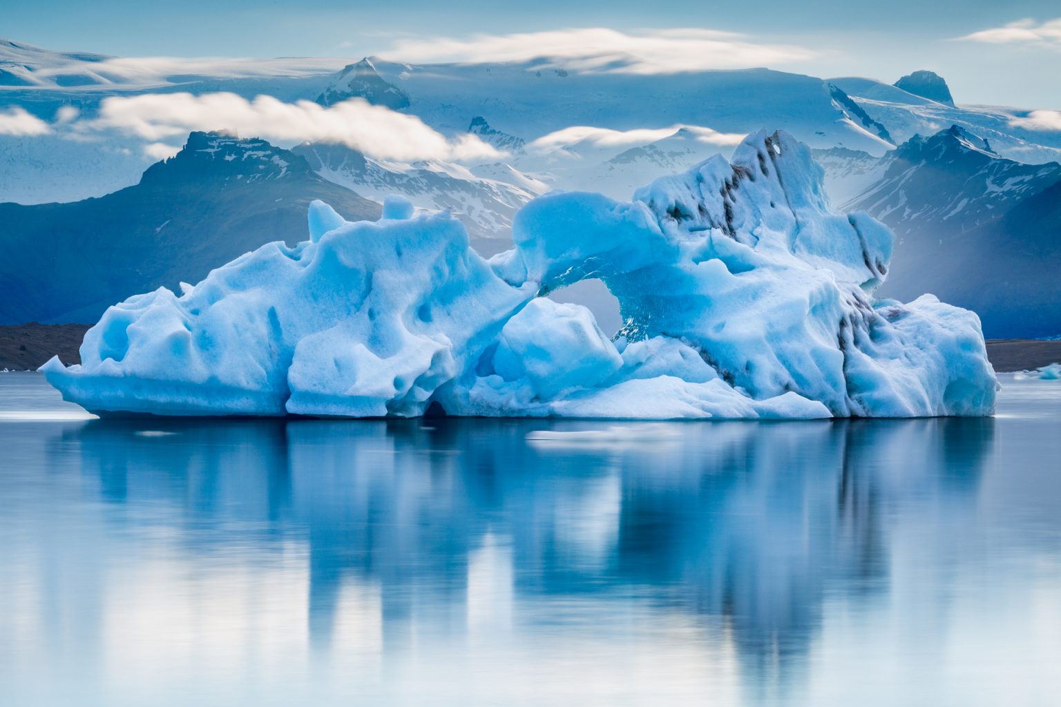 Artic Iceberg in water