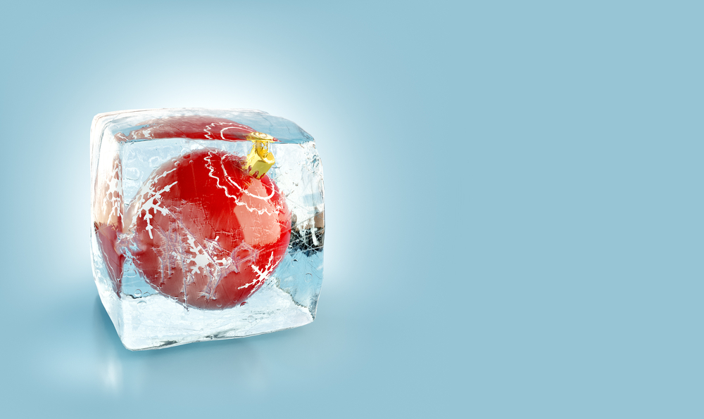 Holiday Ice Cubes - A Busy Kitchen